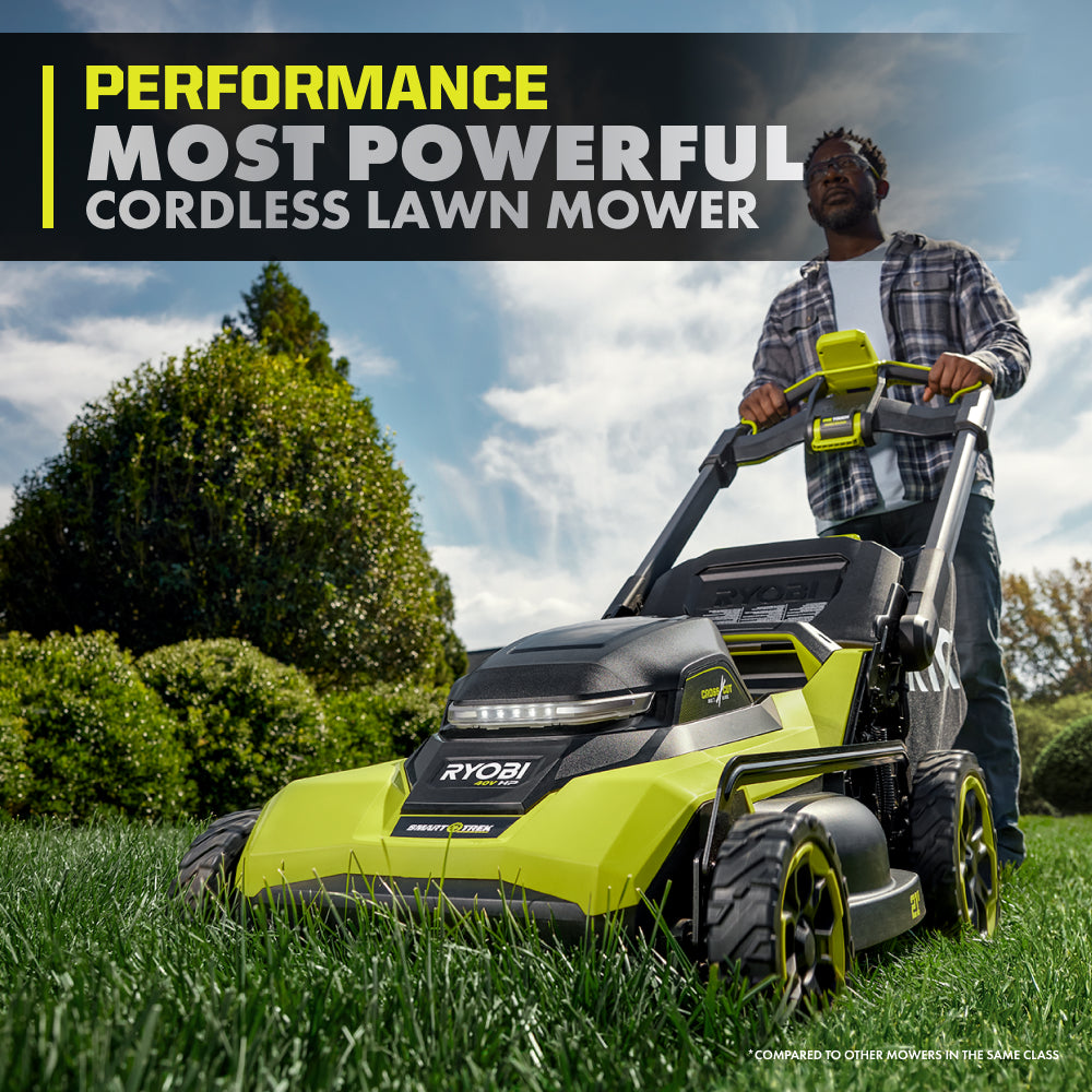 40V HP Brushless 21" Walk Behind Self-Propelled Lawn Mower w/ (2) 6.0Ah Batteries and Charger