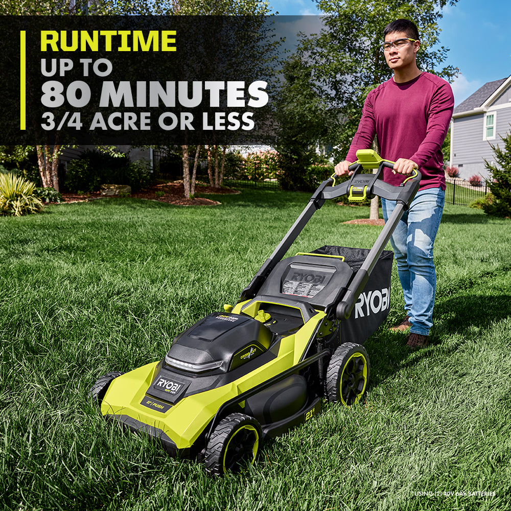 40V HP Brushless 21" Push Multi-Blade Mower Kit
