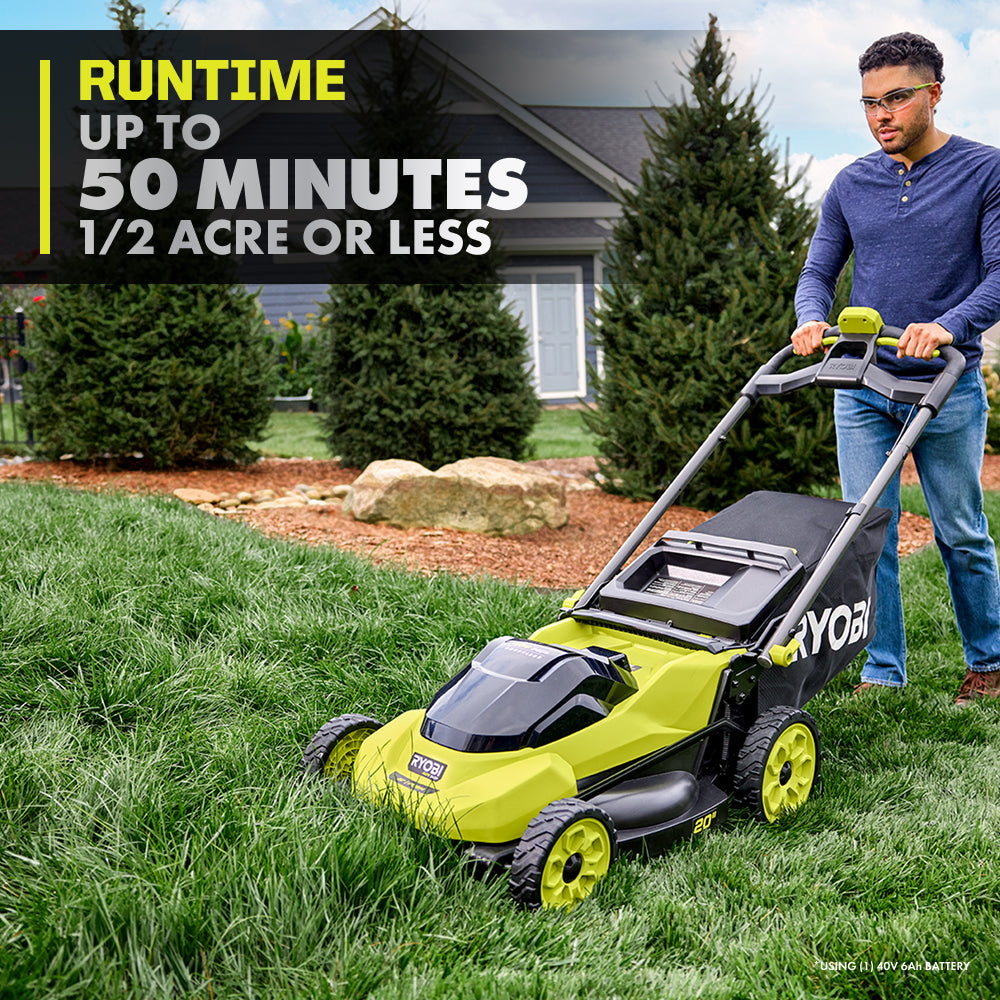 40V HP Brushless 20" Push Mower Kit