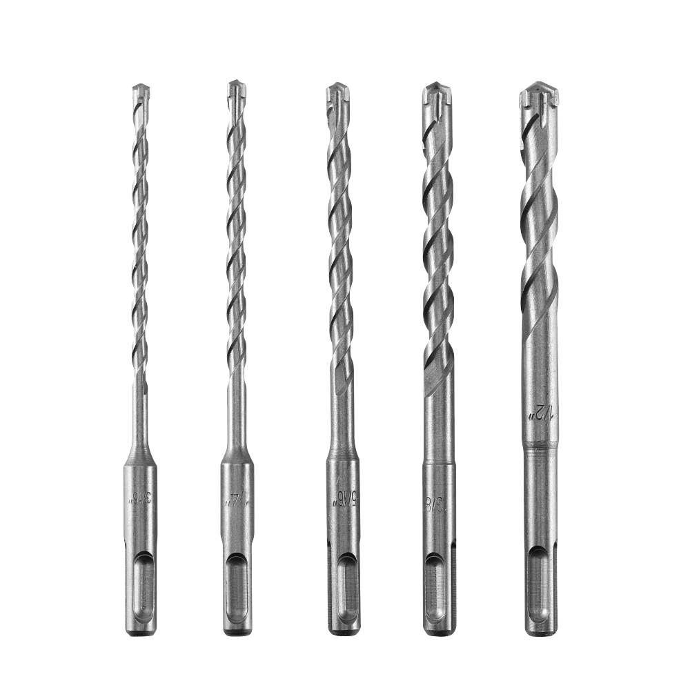 5 PC. SDS-Plus 6" 4-Cutter Drill Bit Set