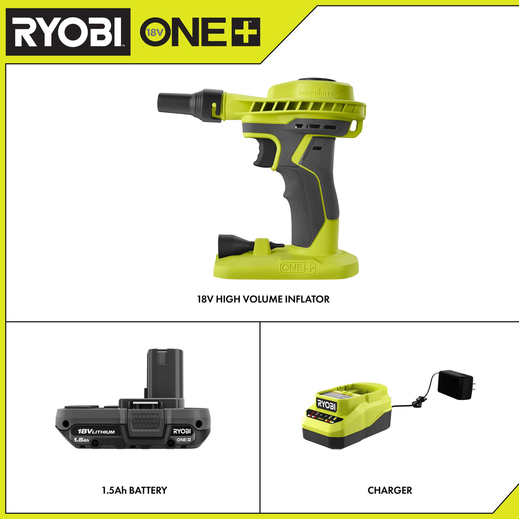 18V ONE+ High Volume Power Inflator Kit