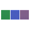 24 PC. Full Size Cool Color Glue Sticks