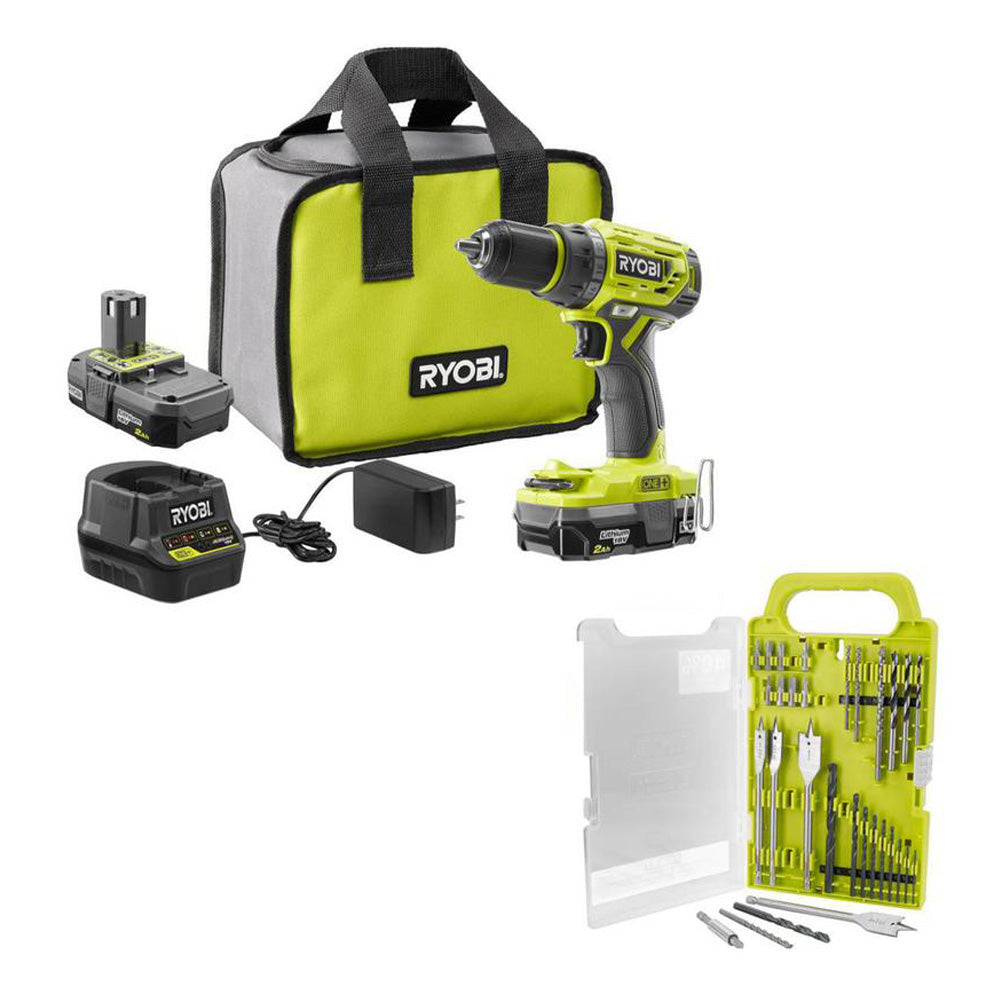 18V ONE+ Brushless 1/2" Drill/Driver Kit with Bonus Black Oxide Drill and Drive Kit (31-Piece)