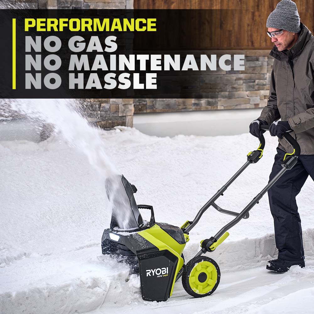40V HP Brushless 18" Snow Blower Kit