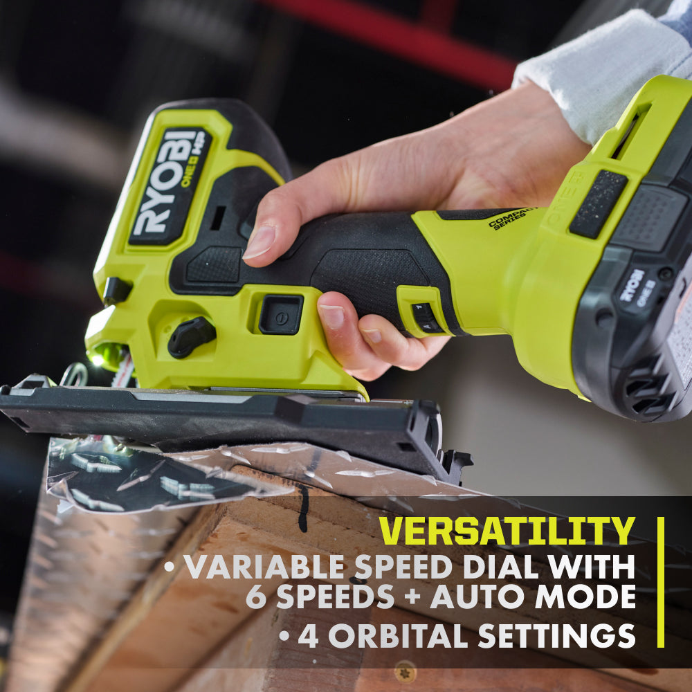 18V ONE+ HP Compact Brushless Barrel Grip Jig Saw Kit