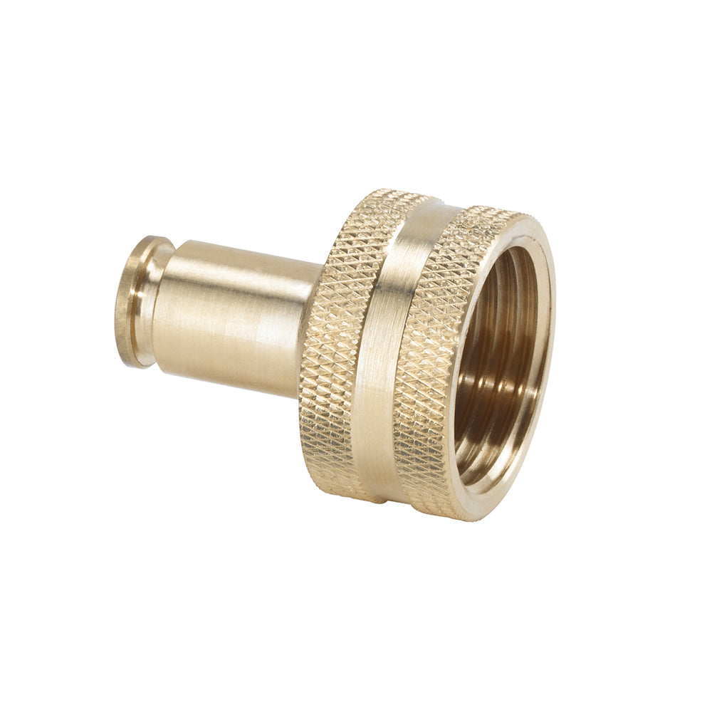 3/8" Brass Slip Lock Hose Adapter