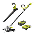40V Trimmer/Edger and Blower/Sweeper Combo Kit - 1.5 Ah Battery and Charger Included