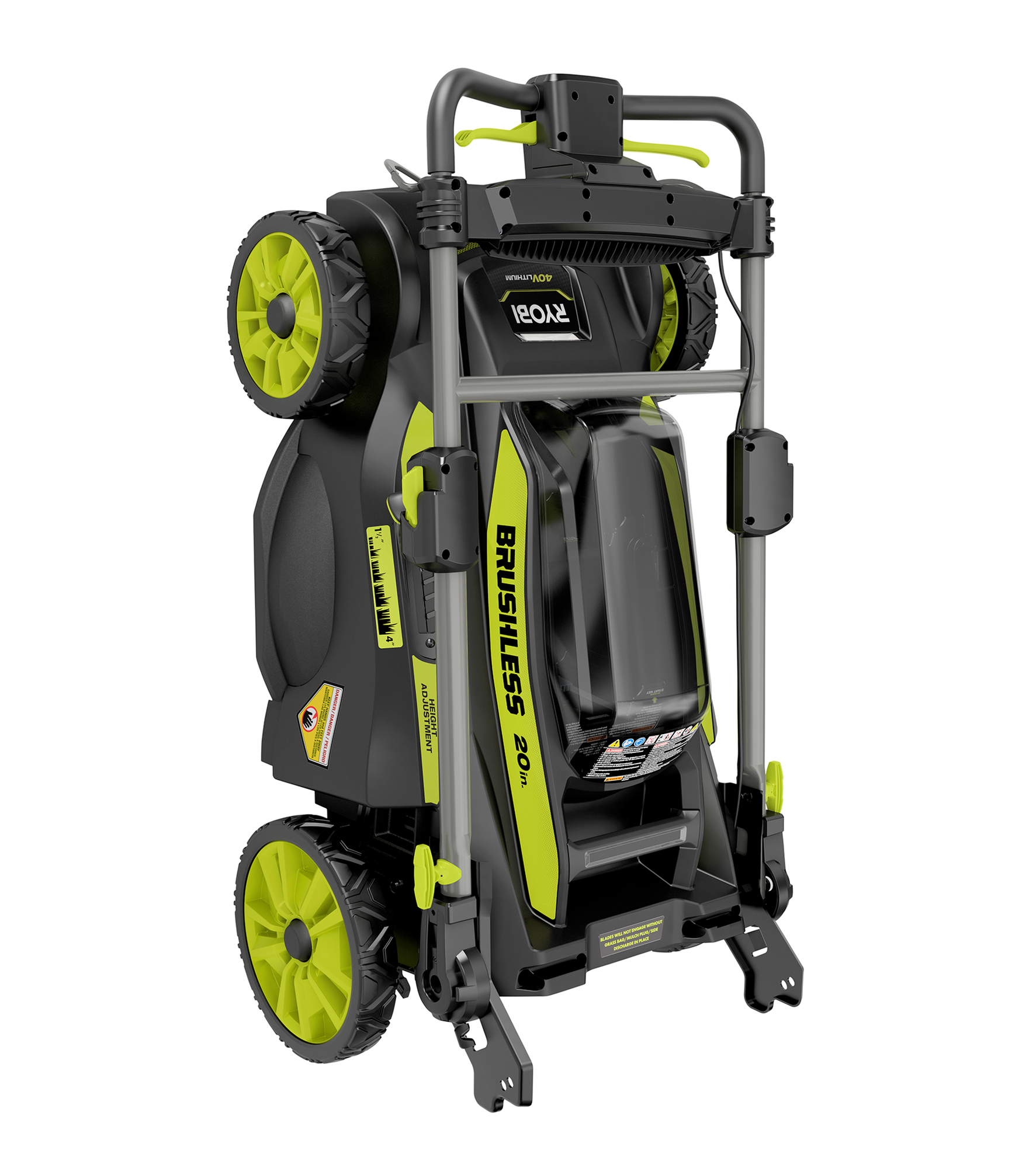 40V Brushless 20" Self-Propelled Lawn Mower