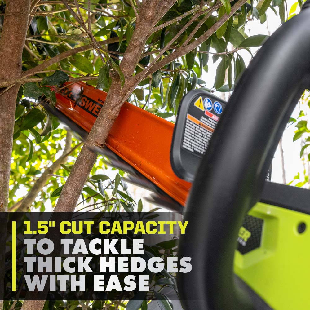 40V HP Brushless WHISPER SERIES 26" Hedge Trimmer Kit