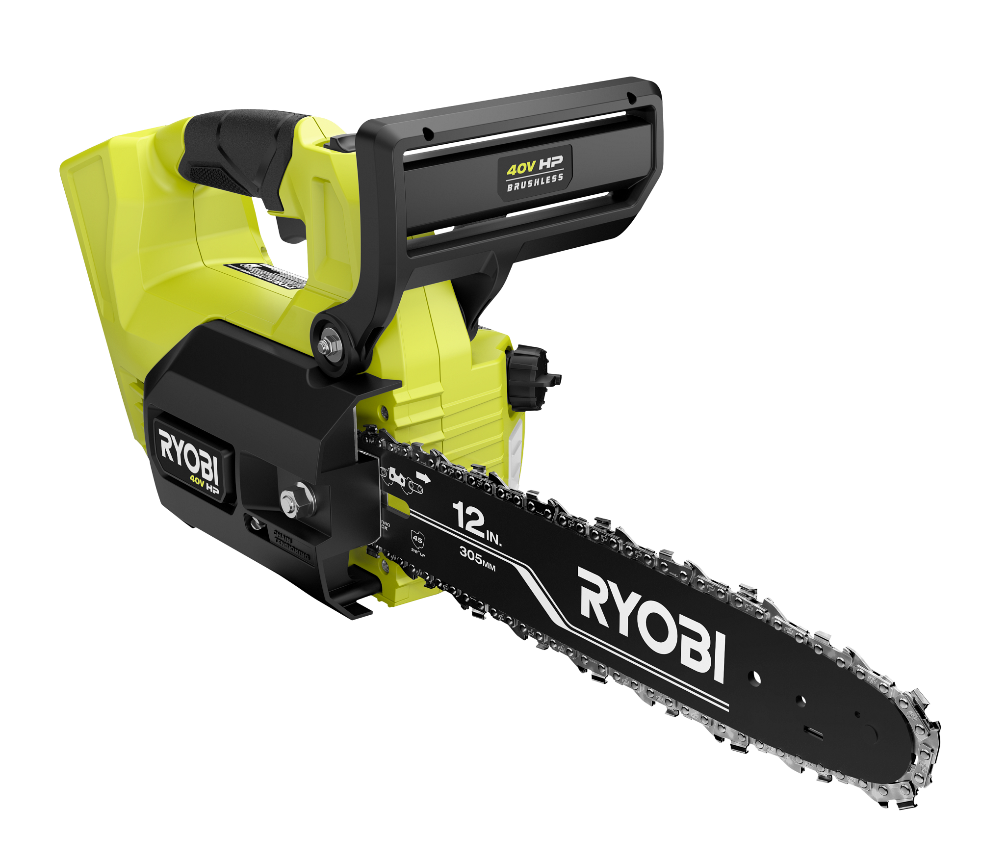 40V HP Brushless 12" Top Handle Chainsaw