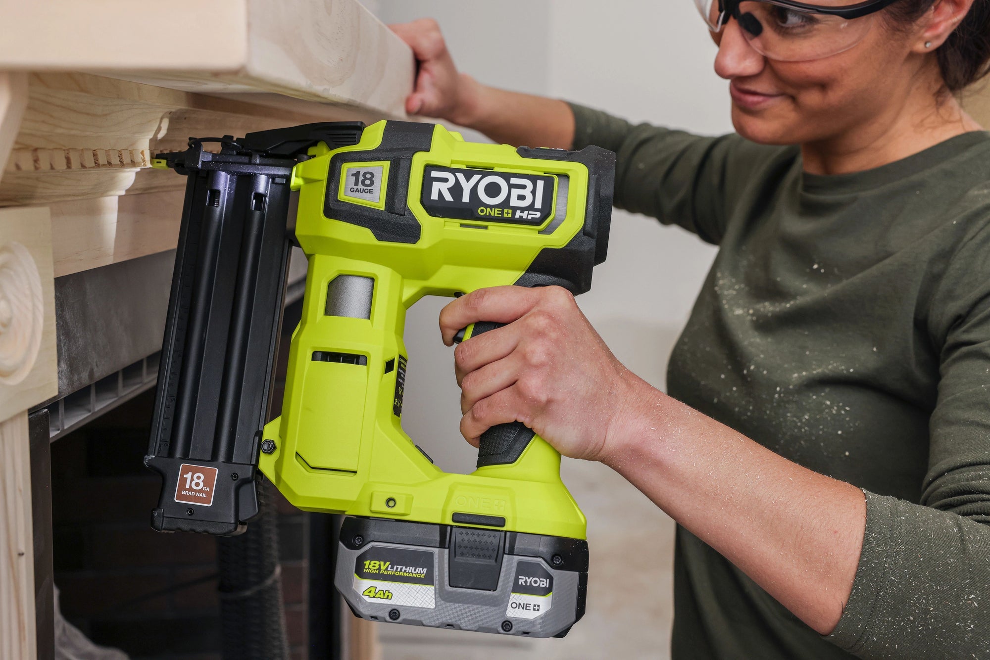 18V ONE+ HP Brushless AirStrike 18GA Brad Nailer