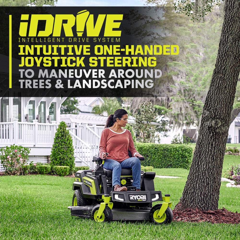 80V HP Brushless 42" Lithium Electric Zero Turn Riding Mower Kit