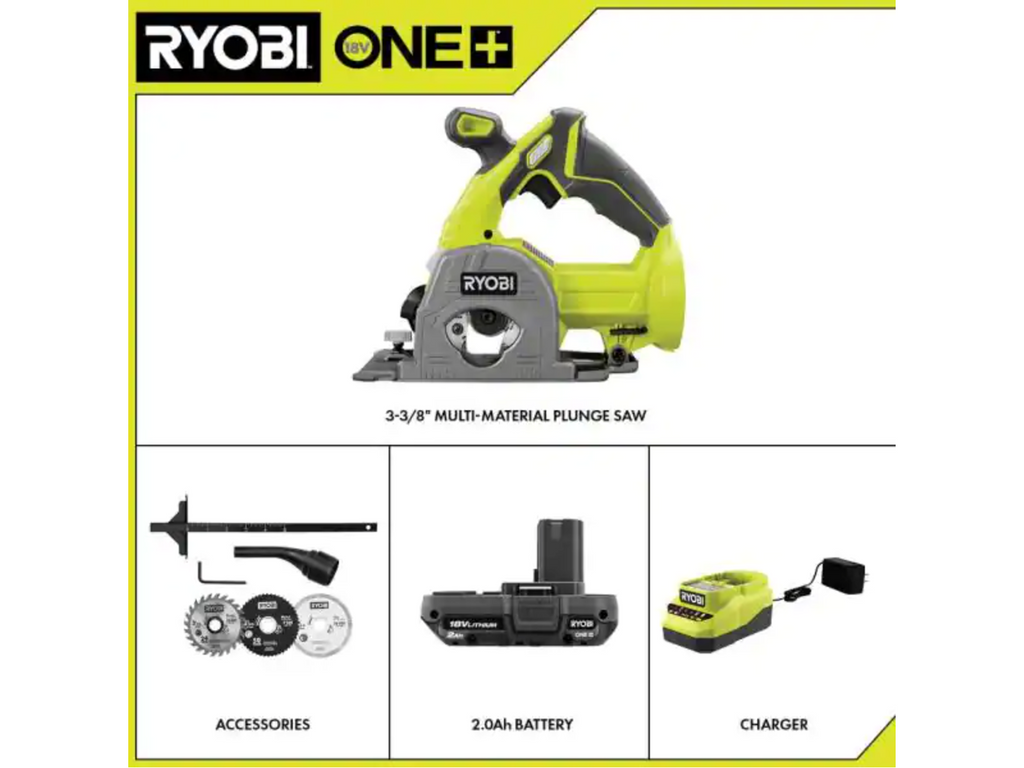 18V ONE+ Multi-Material Saw Kit with (1) 1.5 Ah Battery and Charger