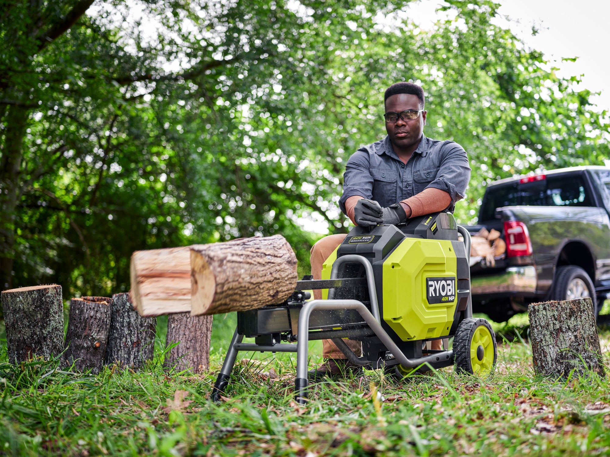 40V HP Brushless Kinetic Log Splitter Kit