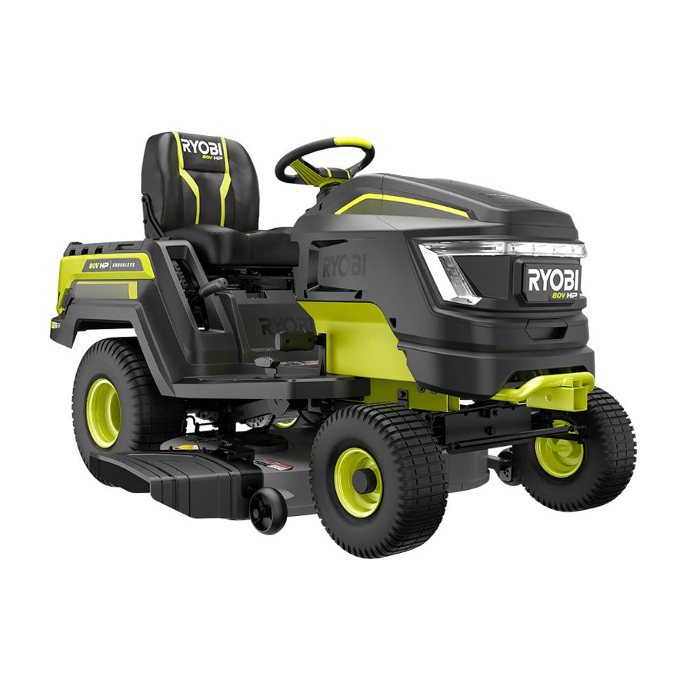 80V HP Brushless 42" Battery Cordless Electric Riding Lawn Tractor Kit