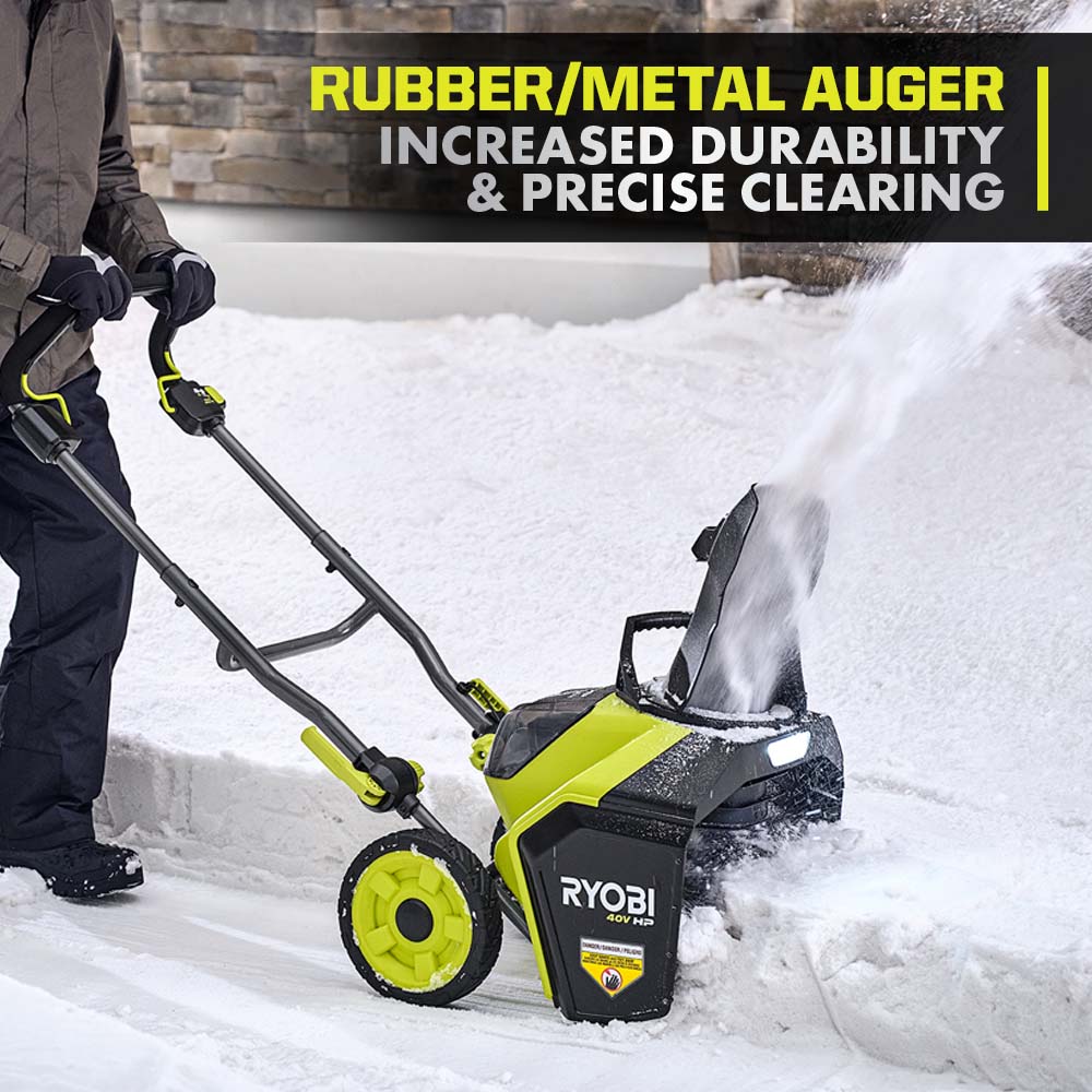40V HP Brushless 18" Snow Blower Kit