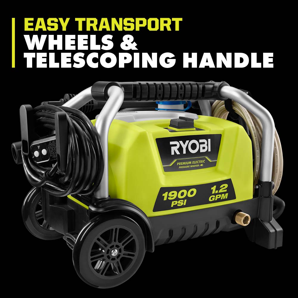 1900 PSI 1.2 GPM Electric Pressure Washer