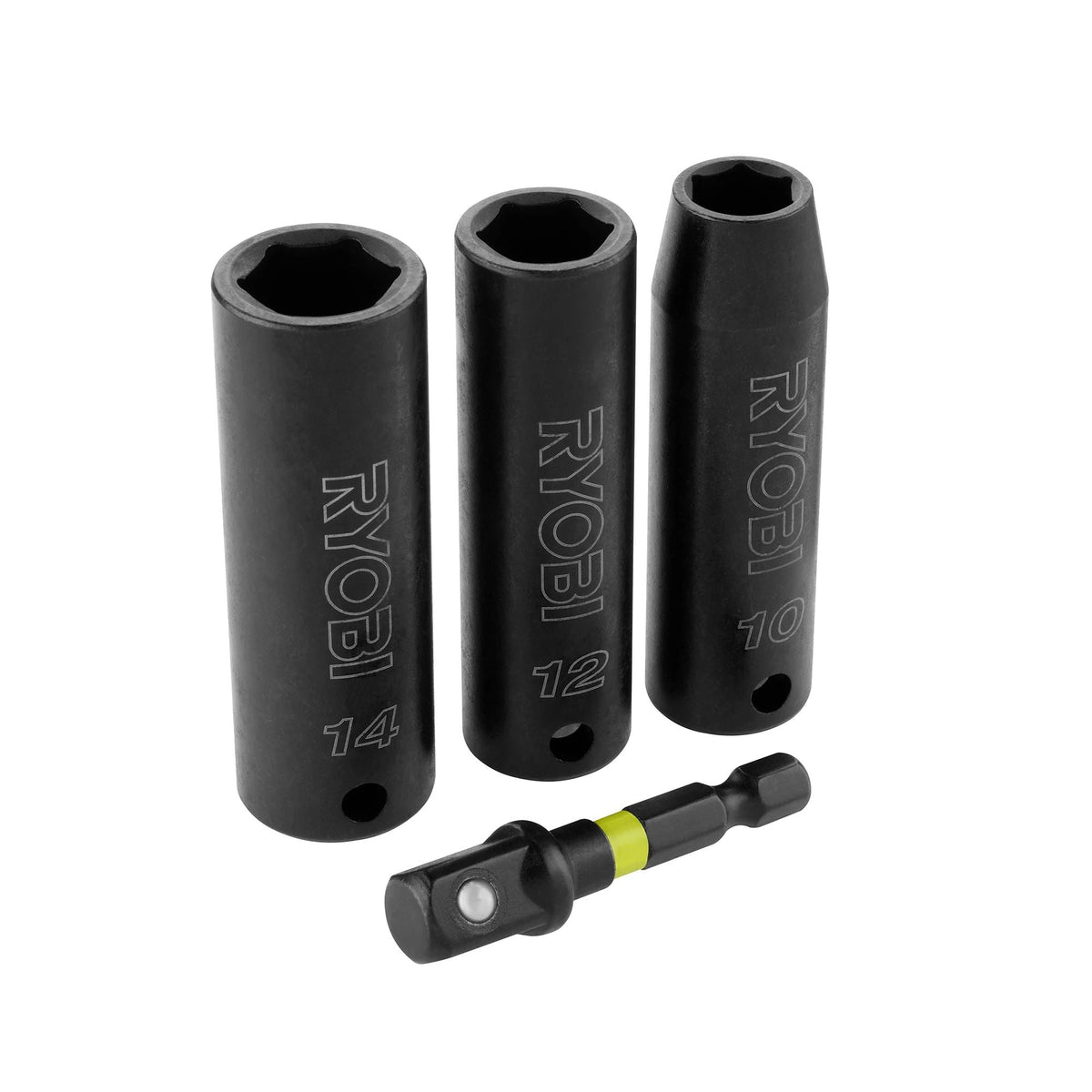 4 PC. 3/8" Drive Metric Impact Socket Set