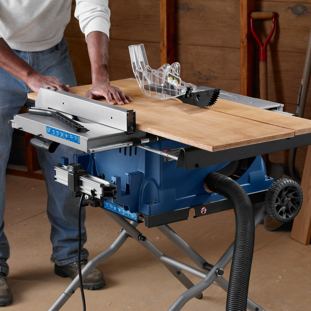 10" Table Saw with Wheeled Stand