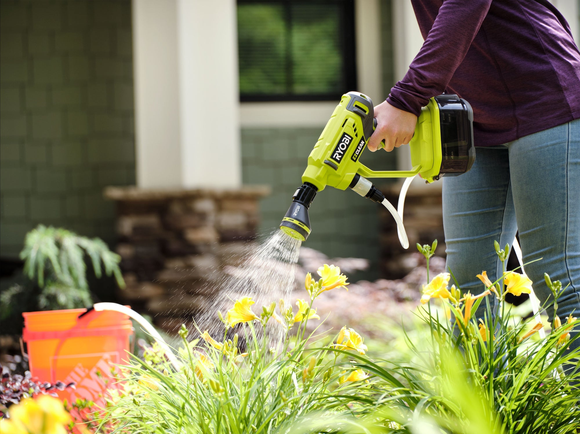 EZCLEAN Garden Hose Spray Head
