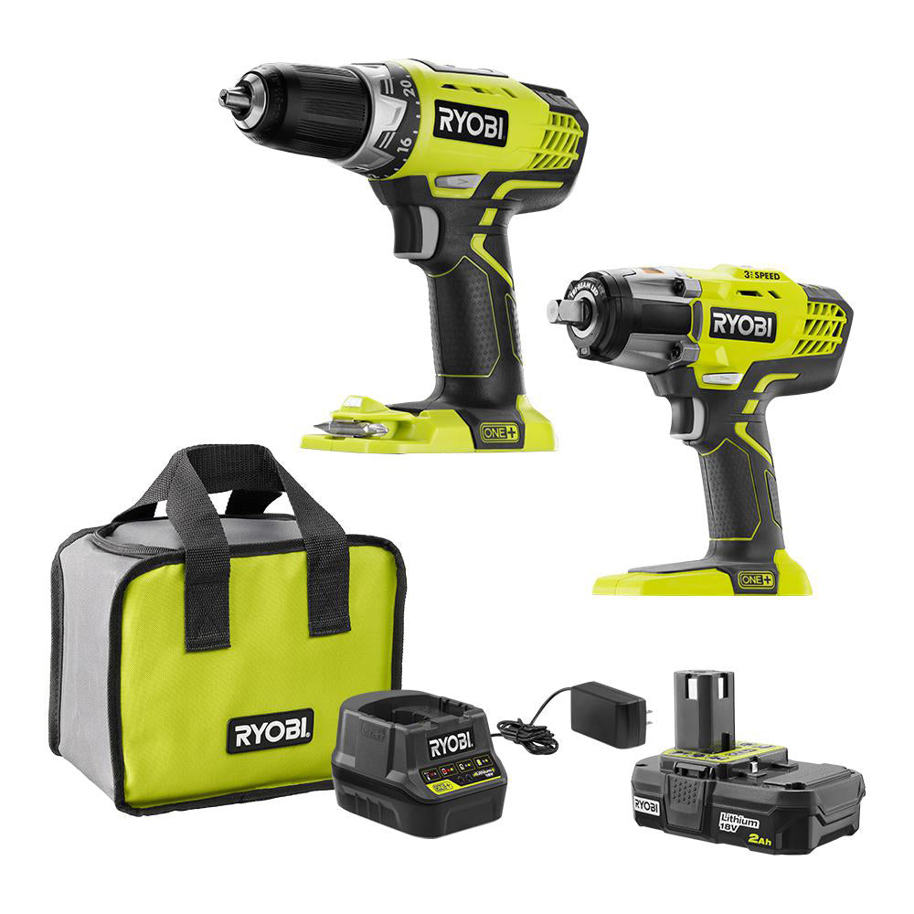 P263 drill and impact wrench kit with battery and charger