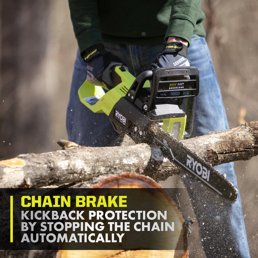 40V HP Brushless 18" Chainsaw Kit