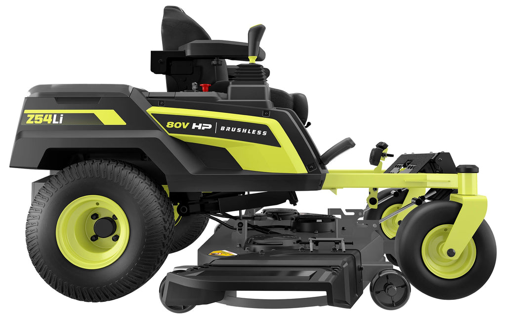 80V HP Brushless 54" Lithium Electric Zero Turn Riding Mower Kit