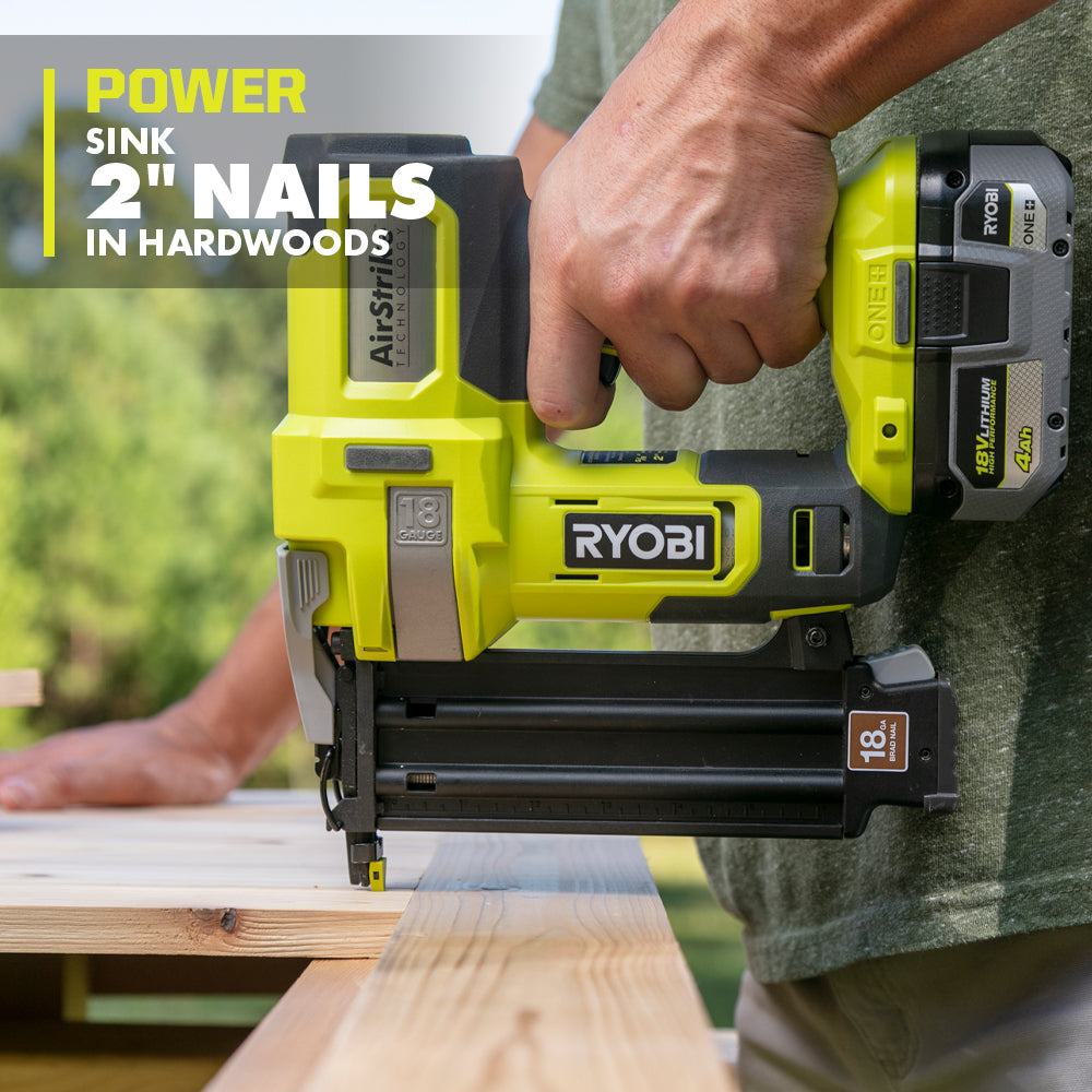 18V ONE+ AirStrike 18GA Brad Nailer Kit