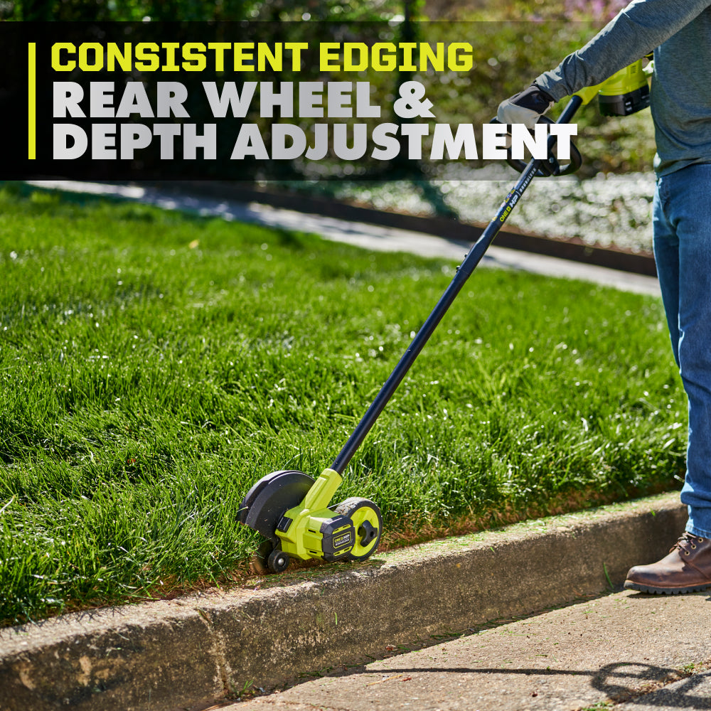 18V ONE+ HP Brushless Lawn Edger Tool With 4.0 Ah Battery and Charger