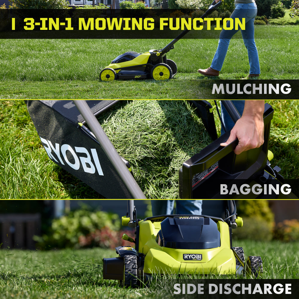 40V HP Brushless 20" Self-Propelled Mower