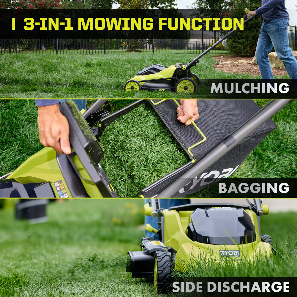 40V HP Brushless 20" Push Mower Kit