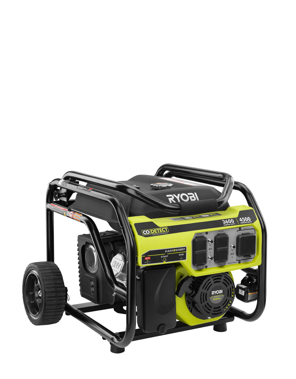 3600-Watt Generator with CO Shutdown Sensor