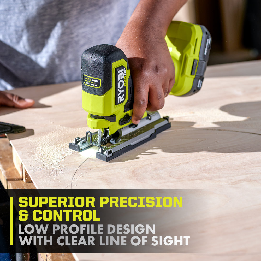 18V ONE+ HP Compact Brushless Barrel Grip Jig Saw Kit