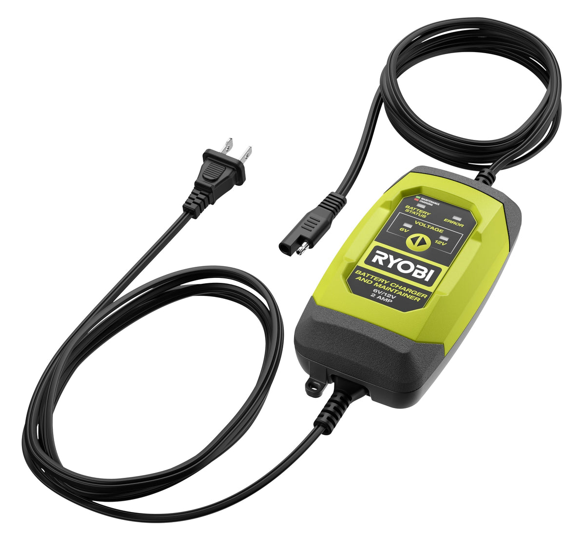6V/12V 2 Amp Battery Charger & Maintainer