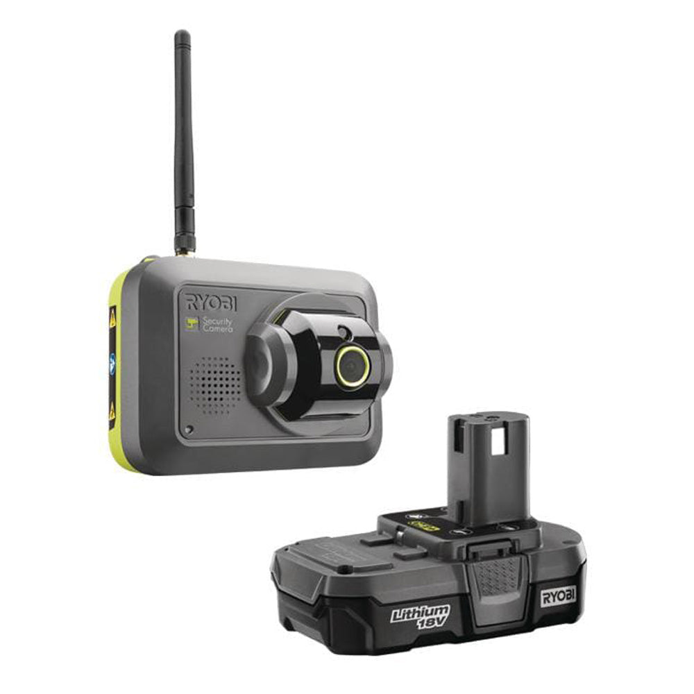 Security Camera Accessory with Compact Lithium Battery