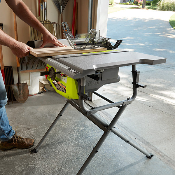 10" table saw with folding stand
