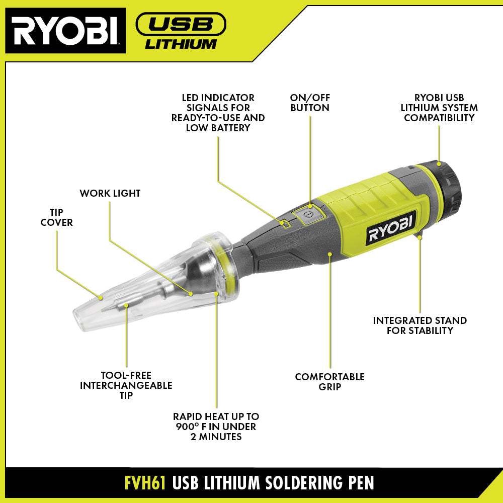 USB Lithium Soldering Pen Kit
