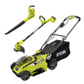 18V ONE+ 16" Hybrid Lawn Mower with Hybrid Trimmer and Sweeper Combo Kit - Battery and Charger Not Included