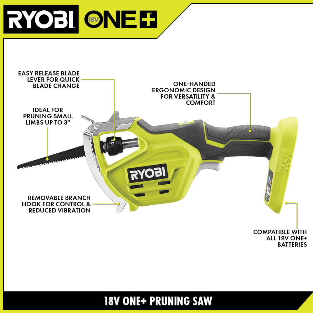18V ONE+ One-Handed Pruning Reciprocating Saw Kit