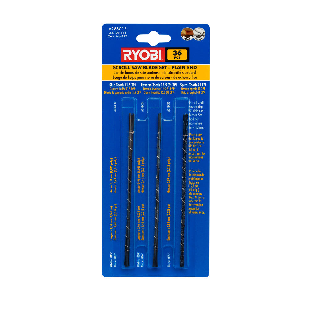 Scroll Saw Blades - 36 Pack