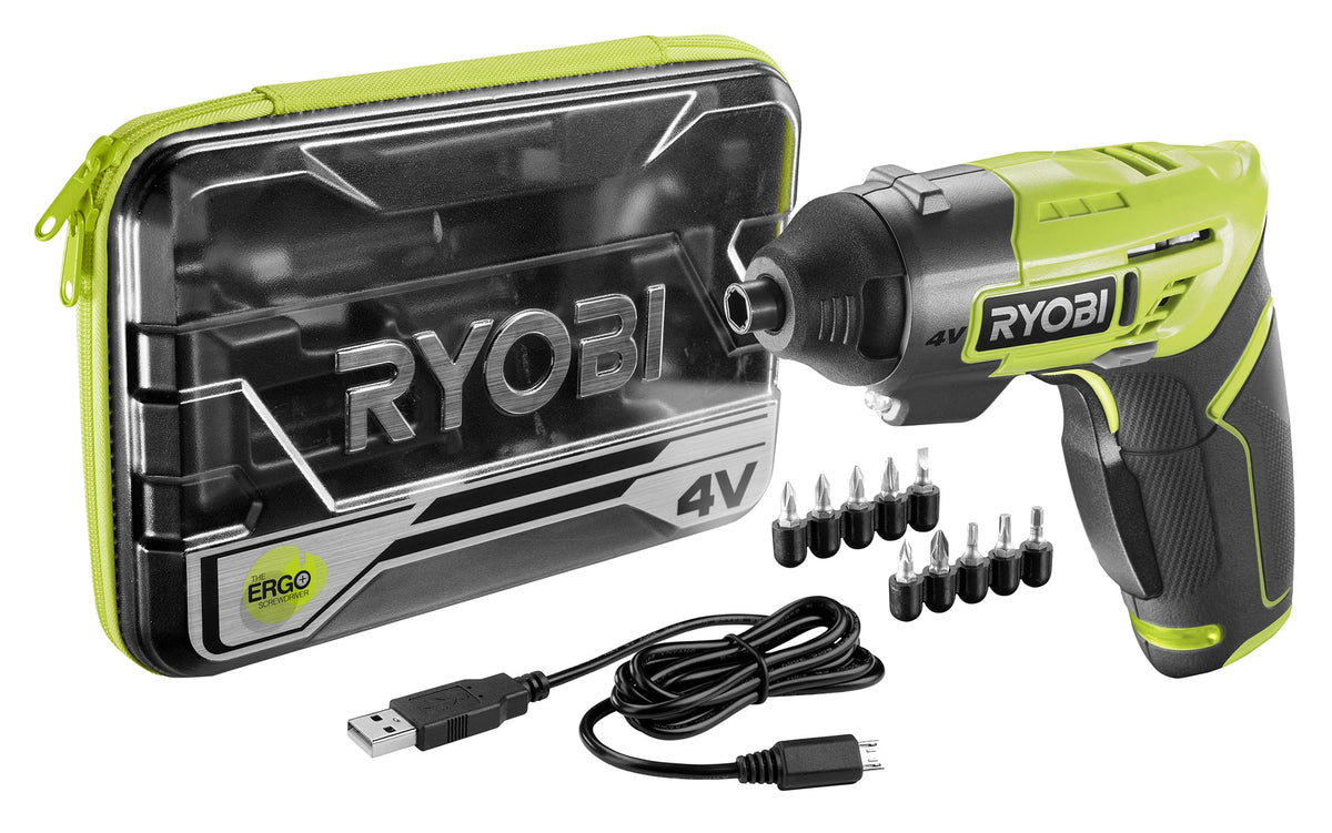 4-Volt QuickTurn Lithium-Ion Cordless 1/4 in. Hex Screwdriver Kit