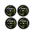 4 PC. 7-1/4" x 24T CARBIDE TEETH THIN KERF CIRCULAR SAW BLADE SET