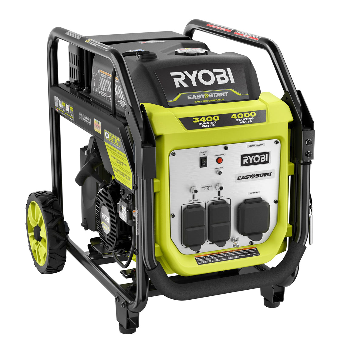 4000-Watt Inverter Generator with CO DETECT