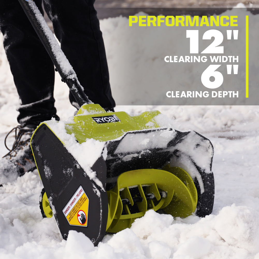 40V 12" Wheeled Snow Shovel
