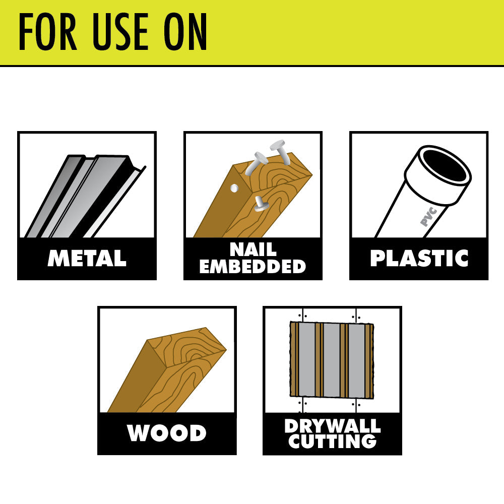 3 PC. Wood/Metal Plunge Blade Set
