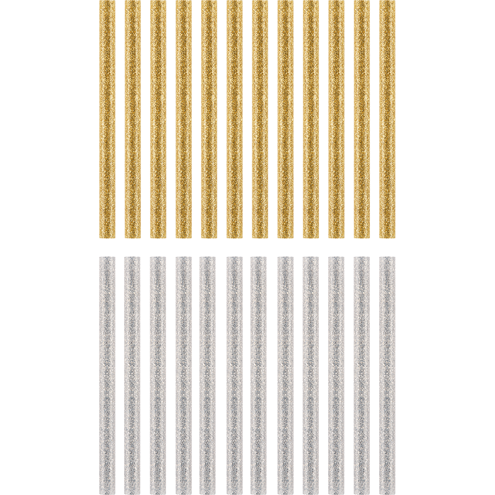 24 PC. Mini Glitter Glue Sticks