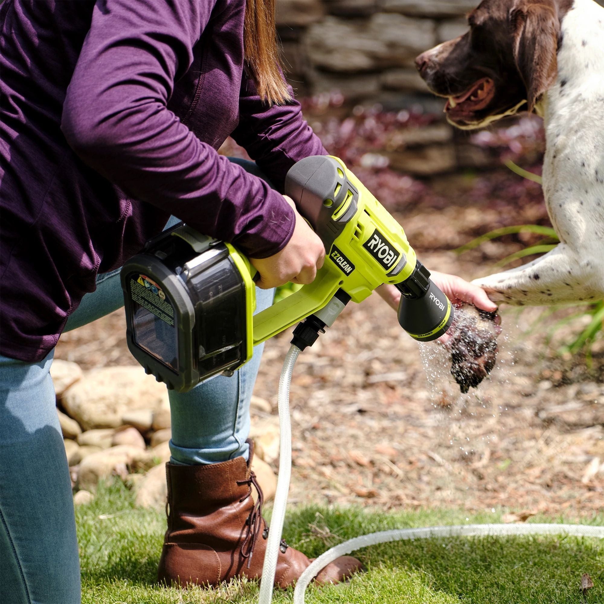 EZCLEAN Garden Hose Spray Head