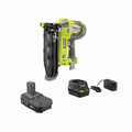 18V ONE+ AirStrike 16-Gauge Straight Finish Nailer with Sample Nails, (1) 1.5 Ah Battery and Charger