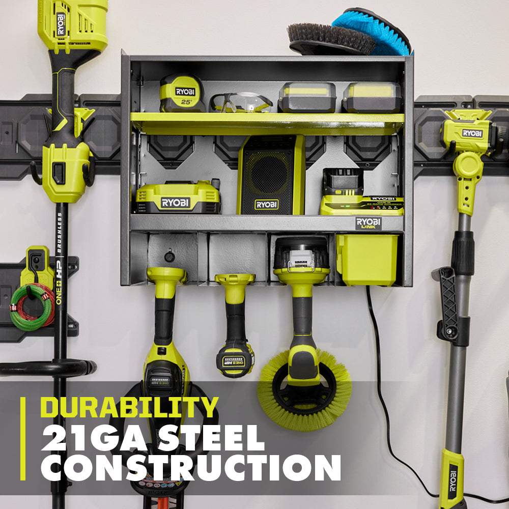 Open Tool Organizer Cabinet