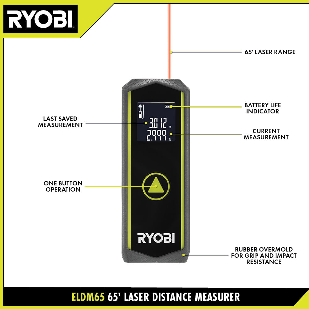 65' Laser Distance Measurer